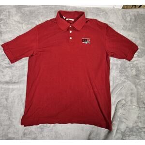 Cutter & Buck Kentucky Derby 137 Polo Shirt Mens XL Red Embroidered Golf